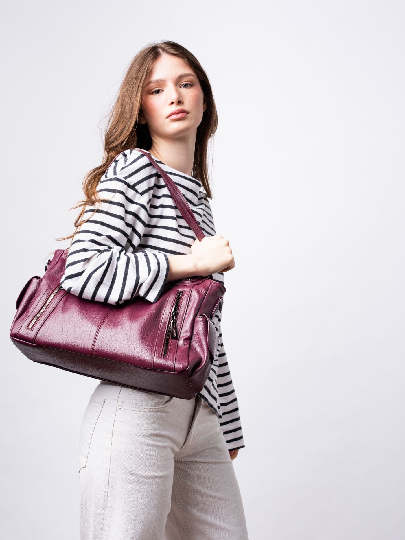 Éliane™ – Premium Multi-Pocket Shoulder Bag